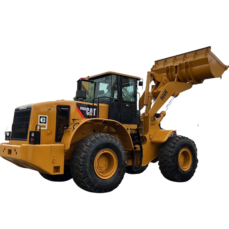 Japan Originele trekkermachine Gebruikte wiellader CAT 966H met Liyuan hydraulische klep