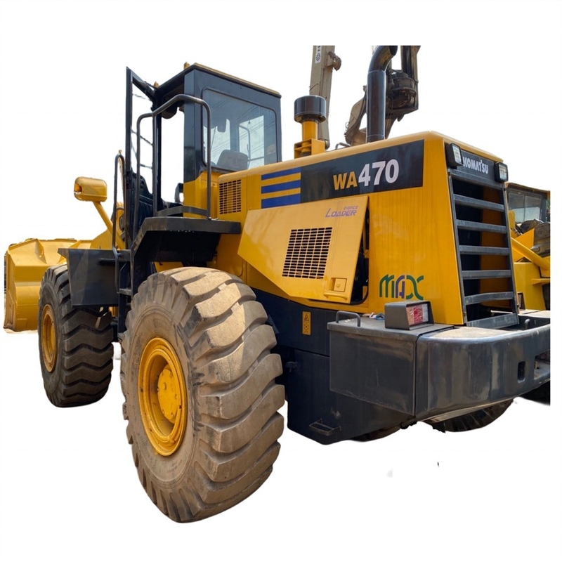 194kw tweedehands wiellader 7 ton groot laadend hydraulisch klep ander Komatsu WA 470