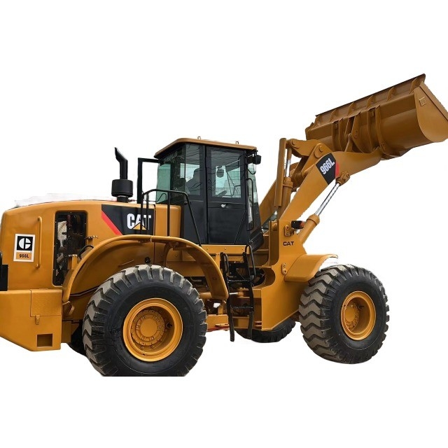 Oorspronkelijke kleur Gebruikte CAT Caterpillar 966L voorlader Aardbewegingsmachines