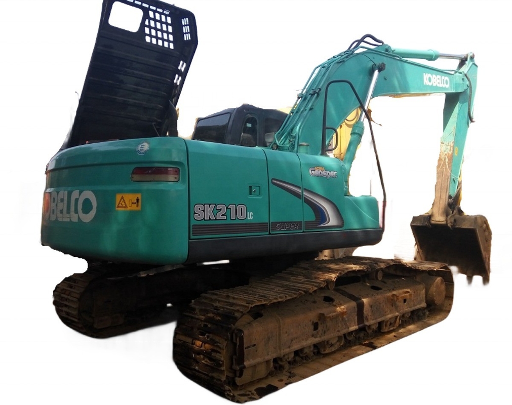 Gebruikte graafmachine Kobelco SK210LC Japan Originele tractor met laag brandstofverbruik
