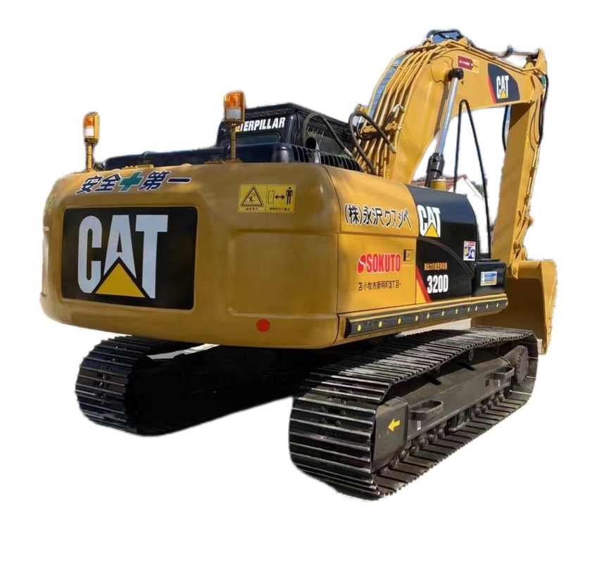 Gebruikte Caterpillar Graafmachine Japan EPA Motor CAT 320D 96KW Hydraulische graafmachine Crawler