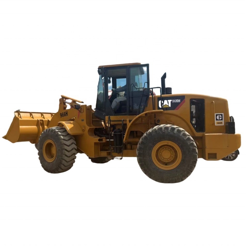 Japan Gebruikte Caterpillar 966H wiellader en Denison Hydraulische pomp