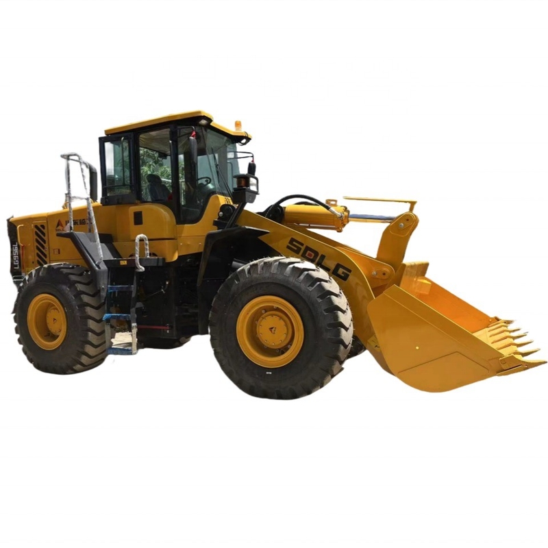 Verplaatsbaar type wiel Japan Originele machine Lovol Gebruikte wiellader SDLG956L Motor HINO