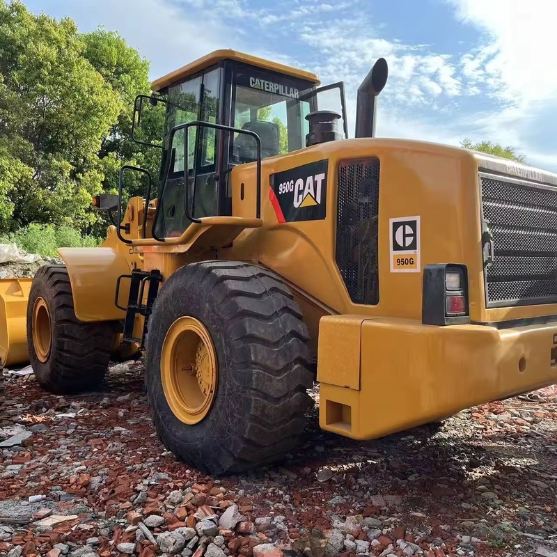 Gele CAT950G wiellader met een nominale lading van 9 ton op de markt