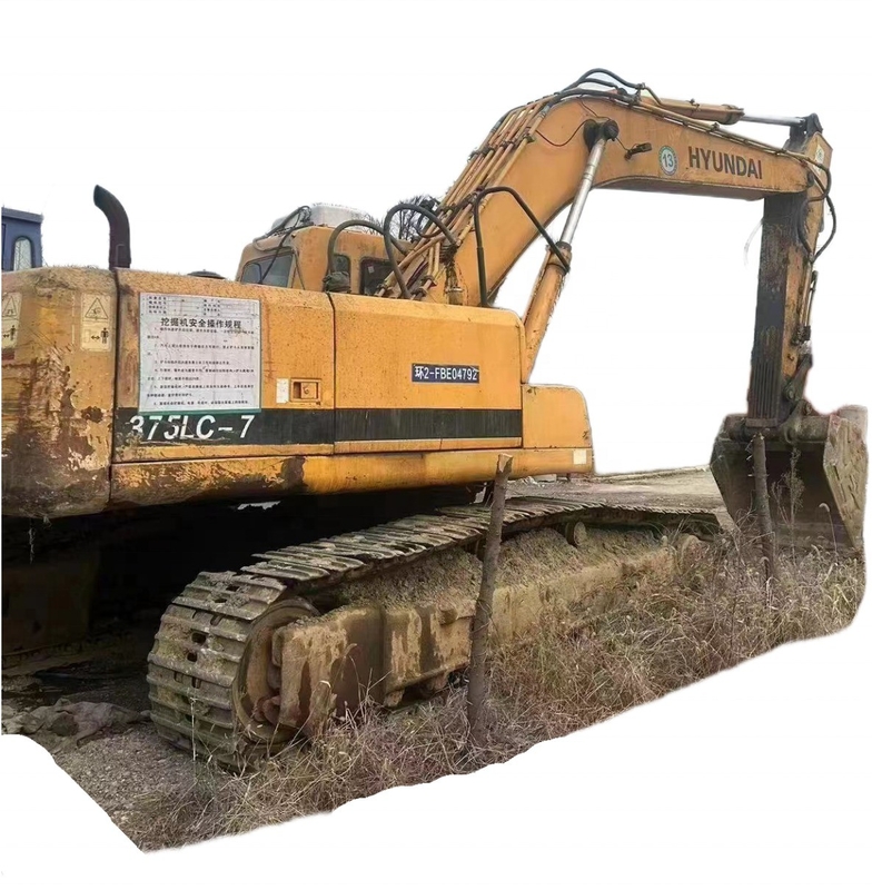 37 TON Korea EPA Motor Hyundai375LC Hydraulische graafmachine Originele verf Gebruikte graafmachine