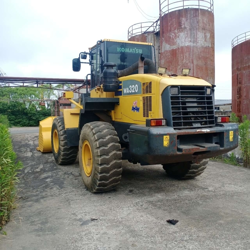 96 kW Gebruikte Japan EPA Motor WA320 Hydraulische wiellader Komatsu WA320-5 Originele verf