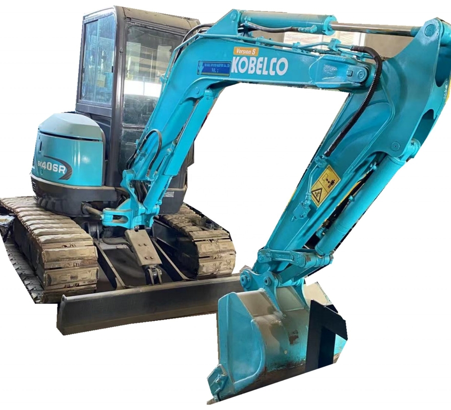 Gebruikte Kobelco SK40SR mini graafmachine met en bewegende type kruiper uit Japan