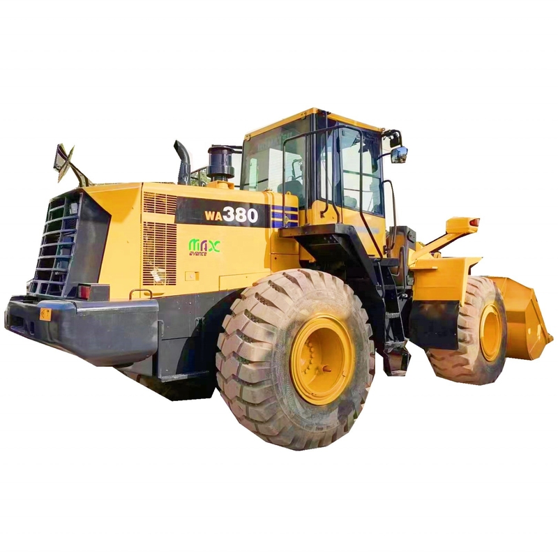 Goed in goede staat Tweedehands Komatsu WA380 Gebruikte lading Excavator Originele kleur Pay Loader