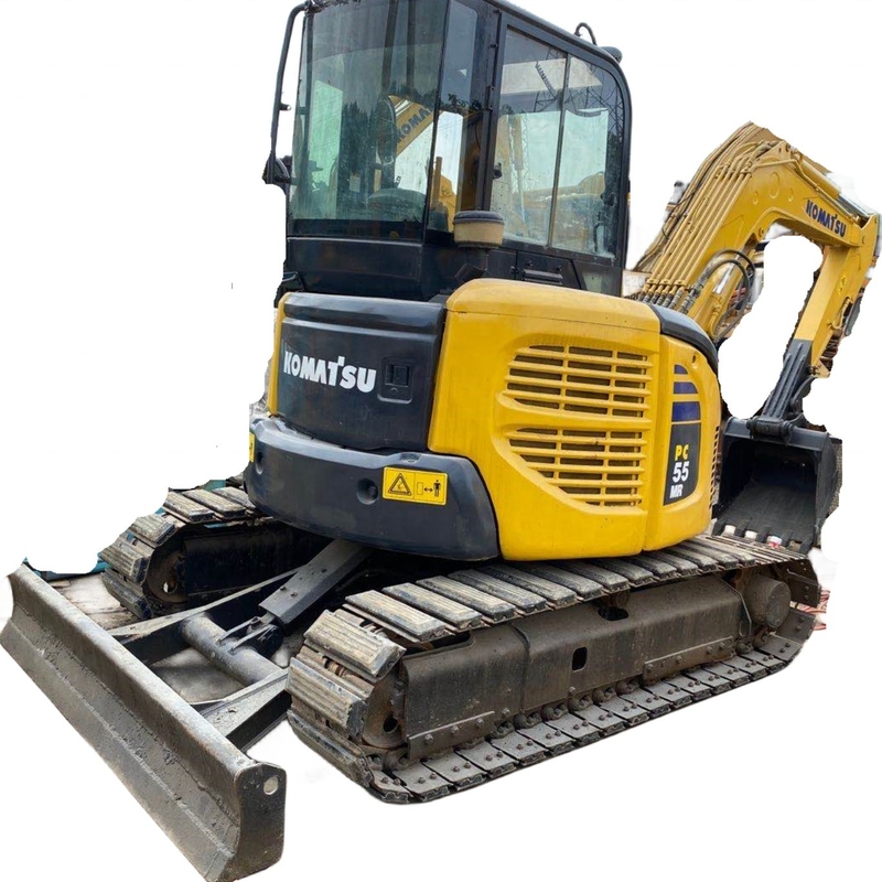 Gebruikte originele Japanse 5T mini graafmachine Komatsu PC55 EPA motor in goede staat Shanghai