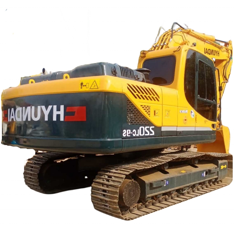 Gebruikte Digger Hyundai 220LC-9S Graafmachine 20 Ton met 0.3m3 Bucket Capacity in Korea