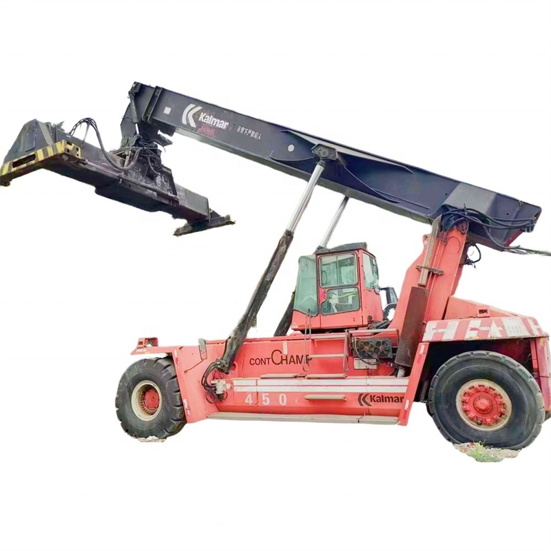 70000 KG Gewicht Kalmar DRF450 Gebruikte Reach Stacker in Shanghai 45 Ton Container Handler