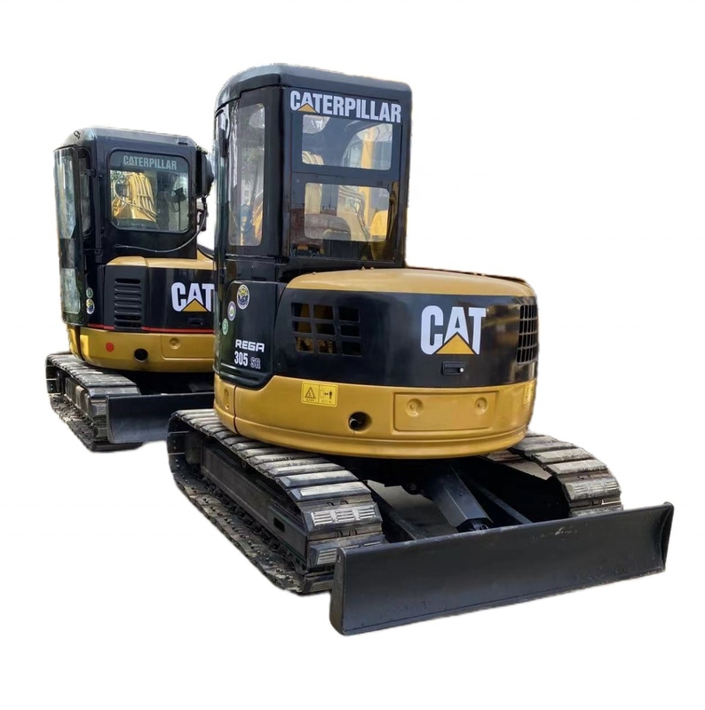 Gebruikte CAT305 mini graafmachine met 0,8 TON bedrijfsgewicht en hydraulisch systeem