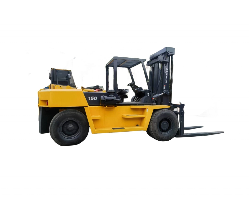Japan Originele Komatsu FD 150 Vorklift 15ton in goede staat met 1200mm Vorklengte