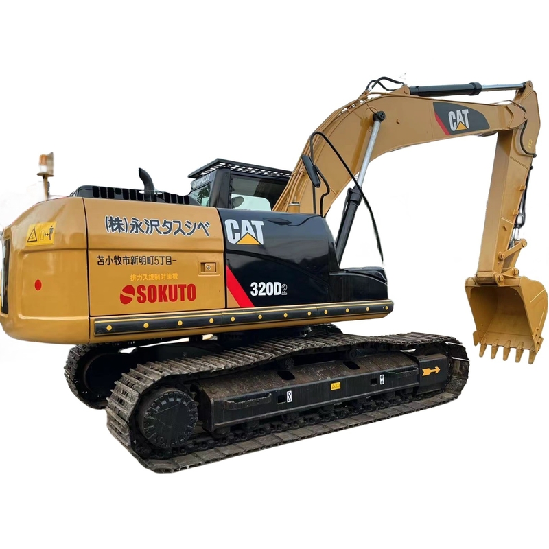 20 ton bedrijfsgewicht gebruikt Japan Diesel Digger 320D2 met originele motor op zijn best