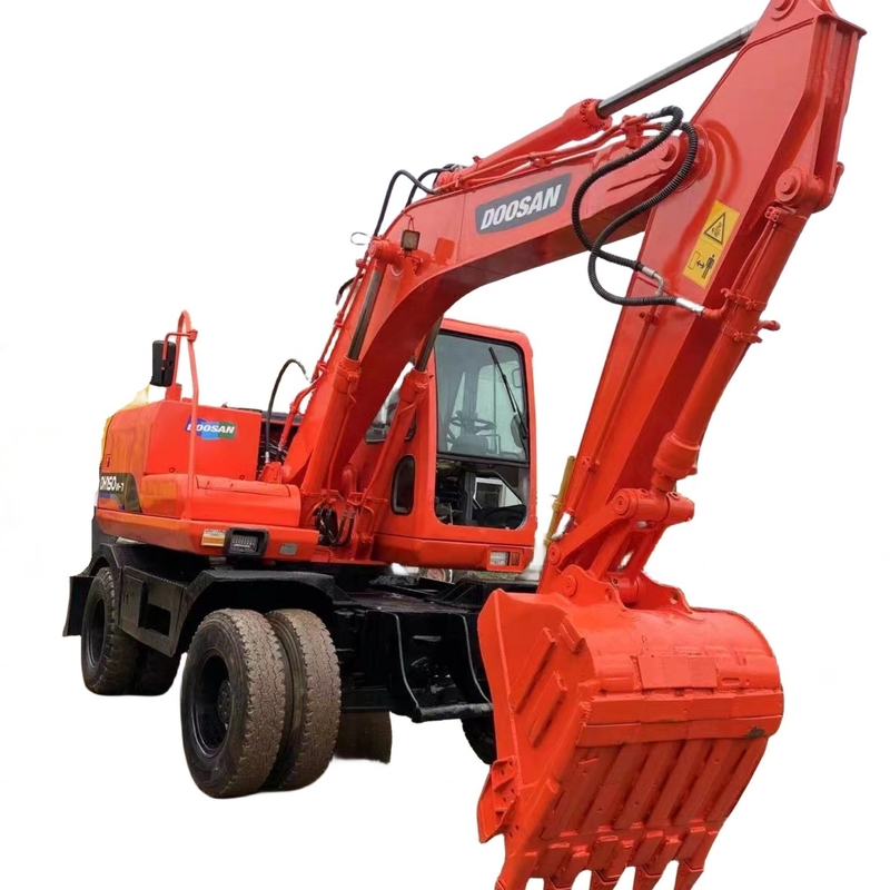 Japan Doosan DH150W-7 Digger met originele verf en 0.1m3 emmercapaciteit in Japan