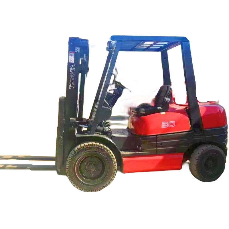 Max. hefbelasting 3TON Diesel Japan Originele TOYOTA FD30 Vorklift Paletheffen Truck