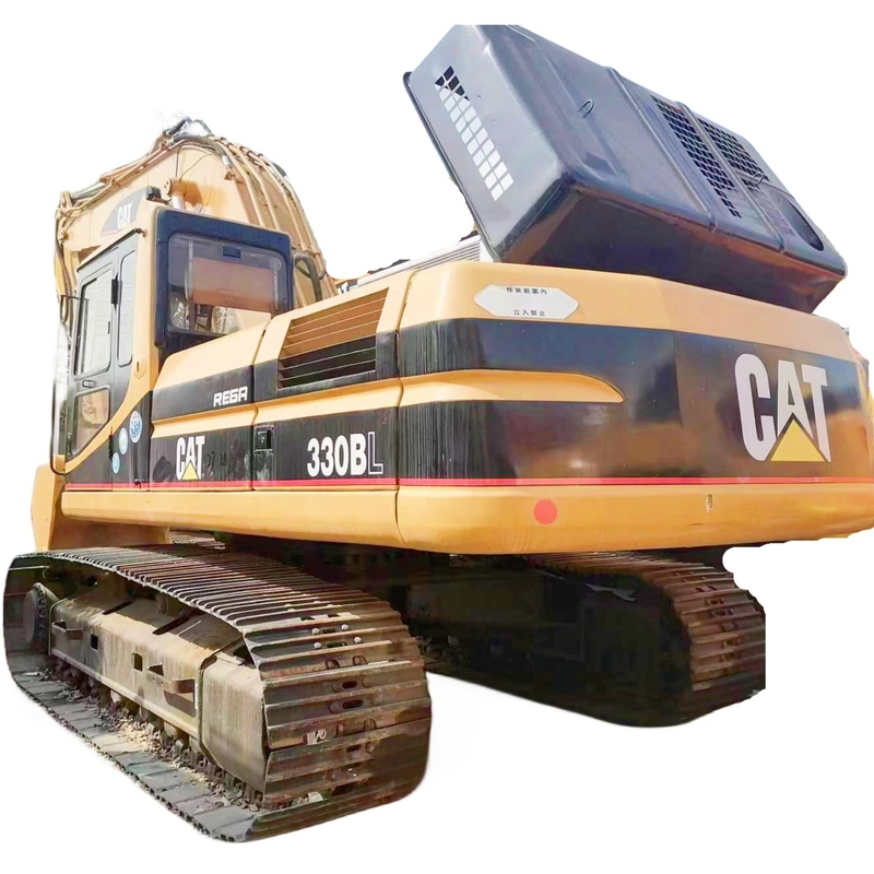 30 ton gebruikte Caterpillar 330BL graafmachine met een emmercapaciteit van 0,2 m3 en originele verf