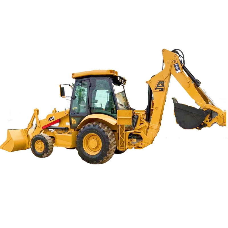 Hoge bedrijfsdoeltreffendheid 20 ton Gebruikte boormachine JCB 3CX Japan Originele verf