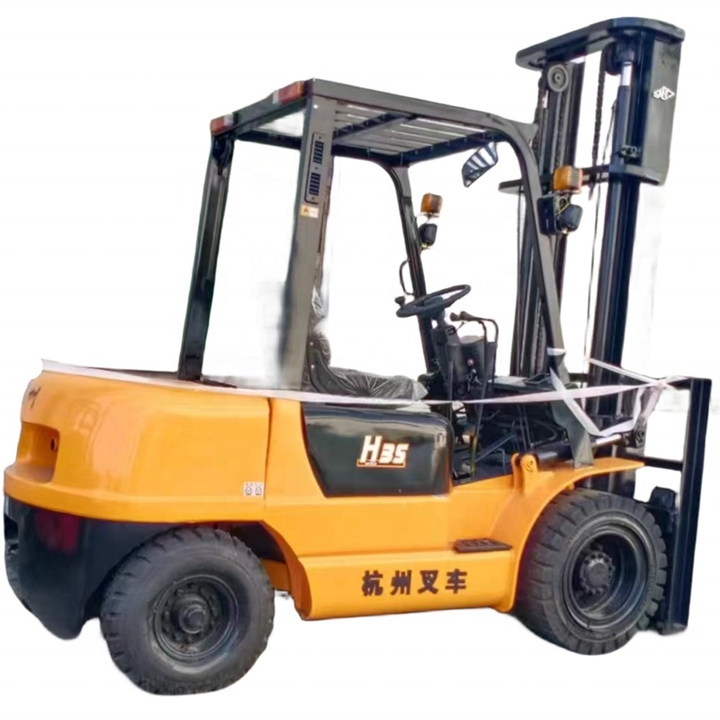 Oorspronkelijke motor Hangcha H35 3,5 ton met baksteenclip Gebruikte vorklift 3000 kg gewicht gemaakt
