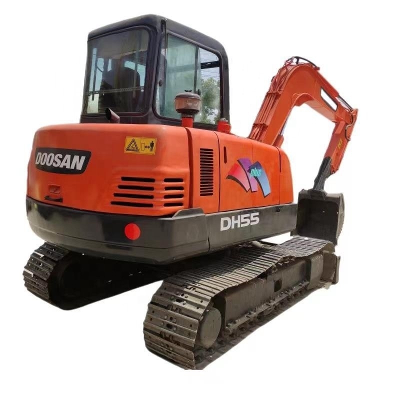 Doosan DH55 Gebruikte Digger 68kw Original Paint Japan Machine Gewicht 5500 kg aan betaalbare prijs