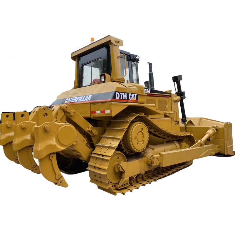 Japan Originele Caterpillar D7H Gebruikte bulldozer 15 ton met 4m3 Dozing Capaciteit in Japan
