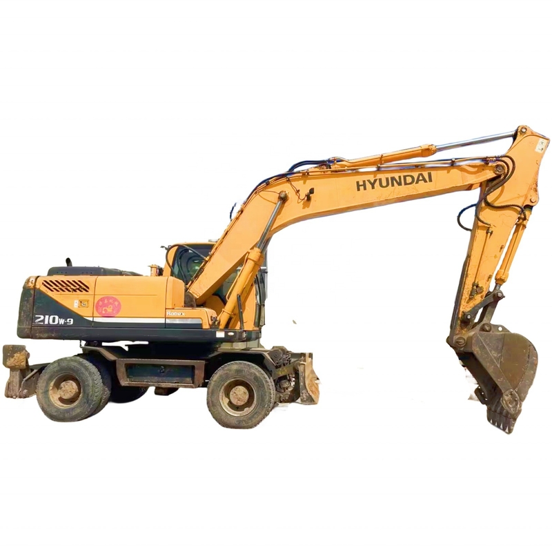 Originele verf Hyundai 210W-9 graafmachine 21000 kg Machine Gewicht Liyuan Hydraulische pomp