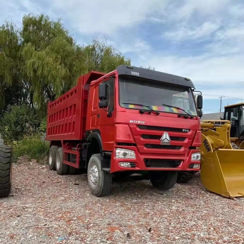 Hydraulische cilinder Liyuan gebruikte dumper HOWO 375 in originele verf uit Japan