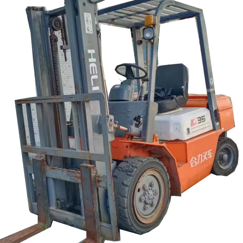 90% tweedehands vrachtwagen HELI K35 3,5 ton heftruck met originele verf en goed