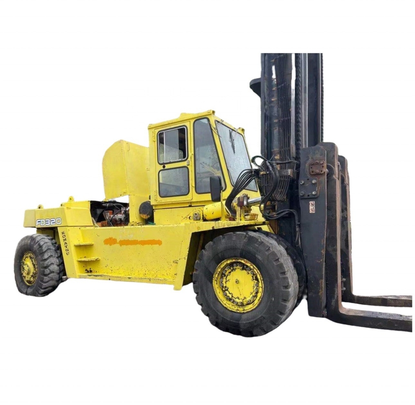 32 ton KOMATSU FD320 Diesel vorkheftruck met handmatige bediening en lage werktijden
