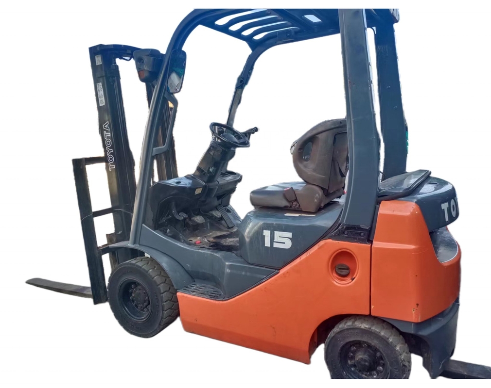 Gebruikte Diesel Power Toyota FD15 Mini Vorklift Truck Uitstekende werkomstandigheden 1,5 Ton