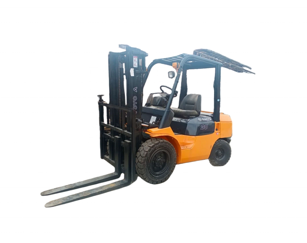 Uitstekende werkomstandigheden 3 ton Toyota FD30 Mini Vorklift voor zware apparatuur