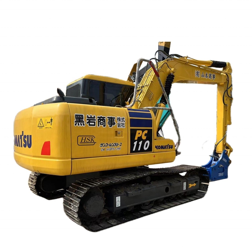 YANMAR Motor Gebruikt Originele Japanse 11T Mini Graafmachine Komatsu PC110 Crawler voor detailhandel