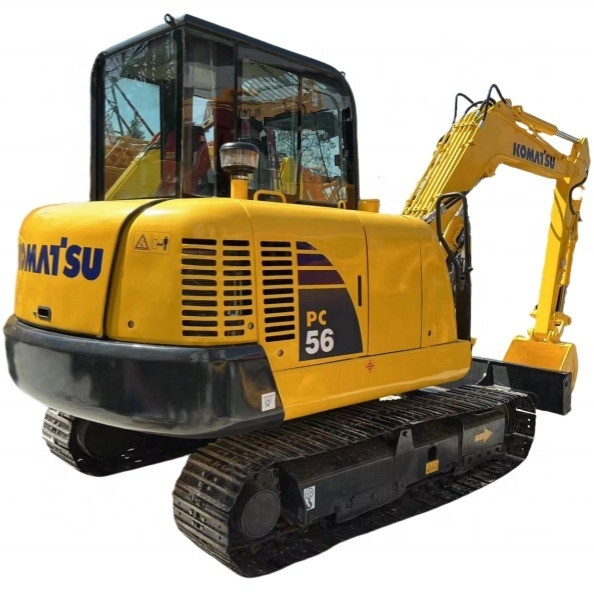 Goedkope Komatsu PC55 graafmachine 5 ton bedrijfsgewicht 90% gebruikt voor de bouw