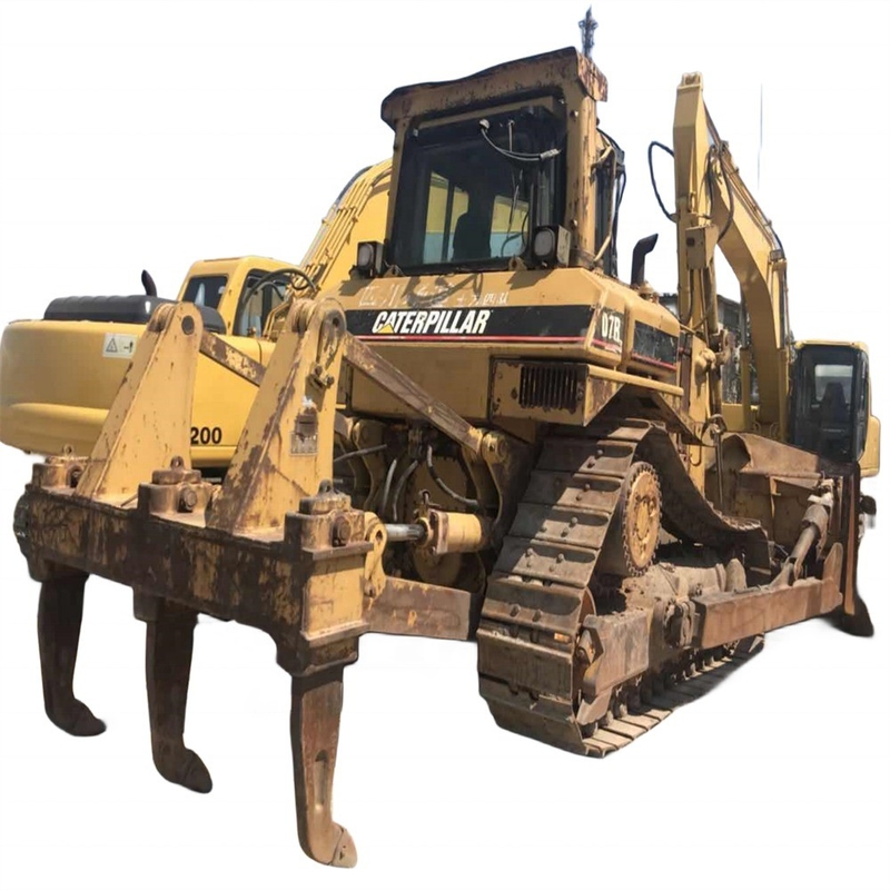 Gebruikte CAT D7R-dozer van het model 2020 Originele kruipbulldozer met CAT-dieselmotor