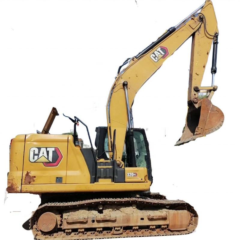 Bewegende graafmachine CAT 320GC met TOSHIBA hydraulische cilinder