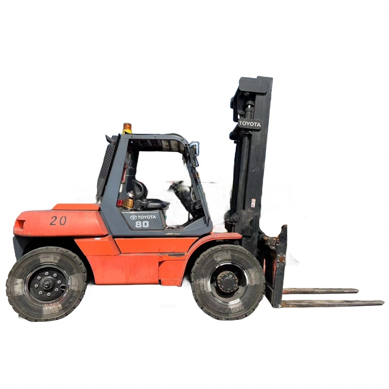 Nice Performance Japan Originele TOYOTA FD80 8ton Diesel Vorklift Truck voor Warehouse