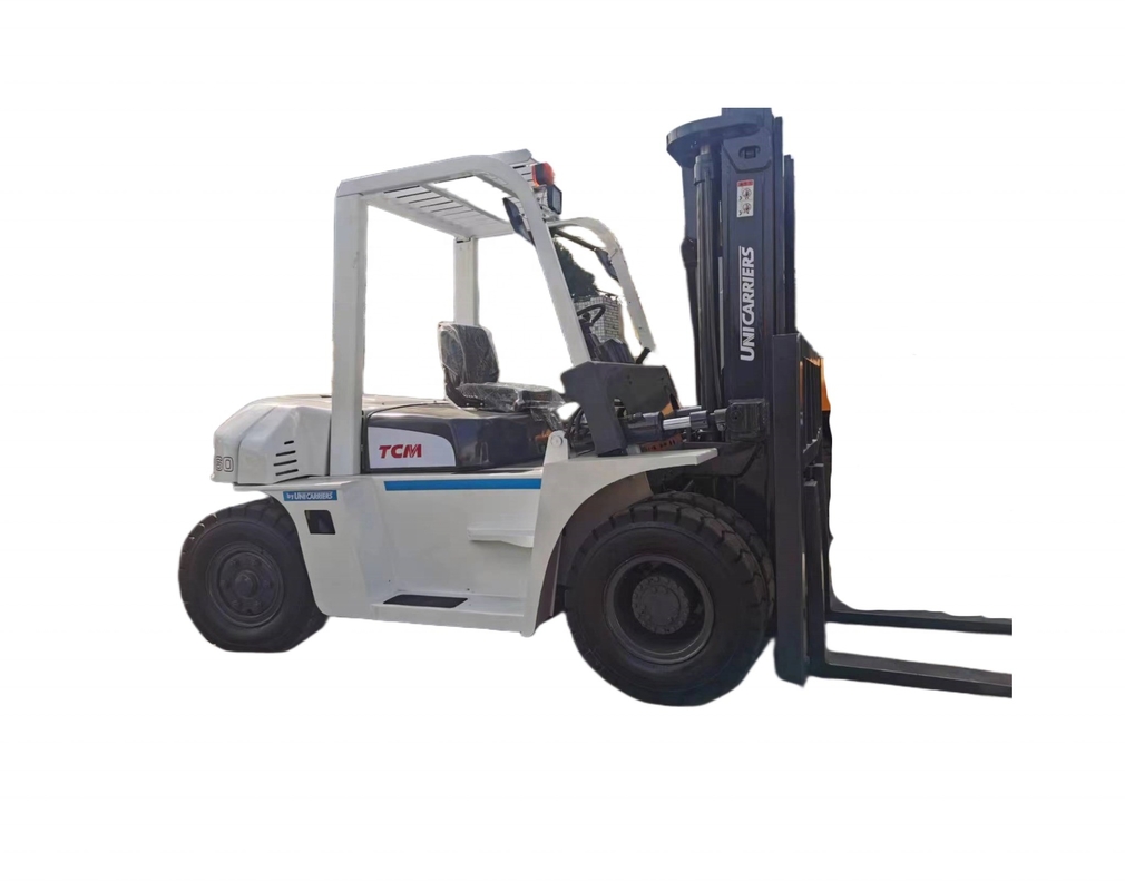 Japan Gebruikt TCM 6 ton Diesel vorkheftruck voor de bouw Originele kleur Gewicht 6000 Kg
