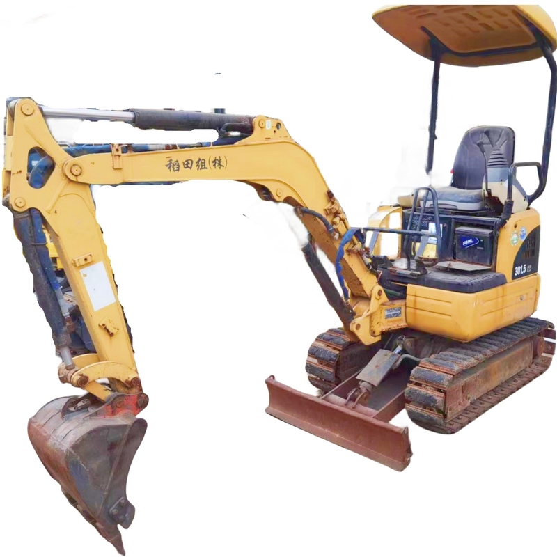 CAT301.5CR Mini Graafmachine 2022 Jaar met lage werktijden en 9,8 rpm rotatiesnelheid