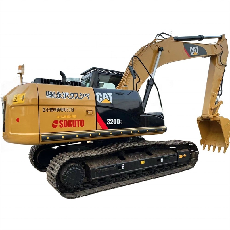 Caterpillar 320D2 graafmachine in goede staat, originele CAT-motor met weinig werktijden
