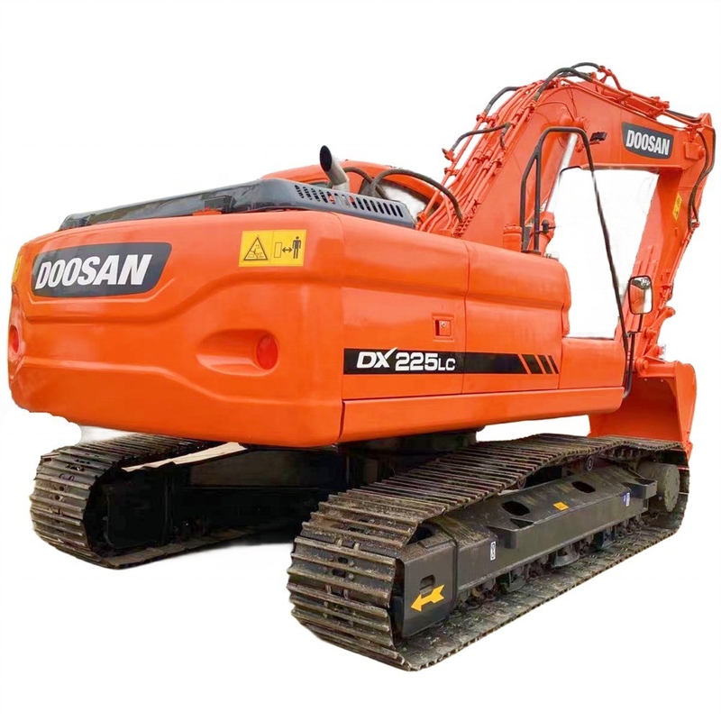 Doosan DX225LC Graafmachine 2023 Werktijd laag Tweedehands Hydraulische Crawler Digger