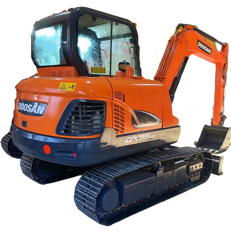 Doosan DX55 graafmachine voor de bouw