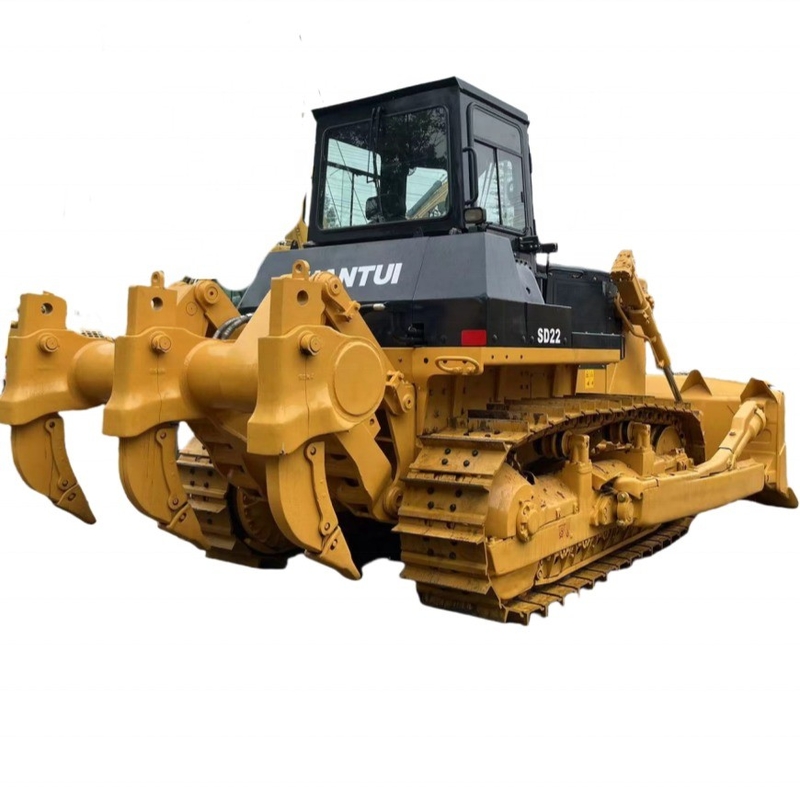YUNNEI Motor Gebruikte Bulldozer Mountain Push 6.4cubic SD22 in goede staat voor de markt