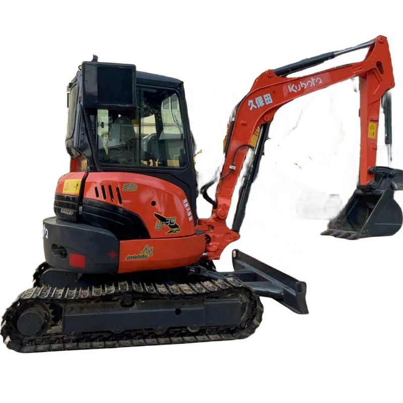 Tweedehands hydraulische graafmachine Kubota U35 met Crawler Design en lage werktijden