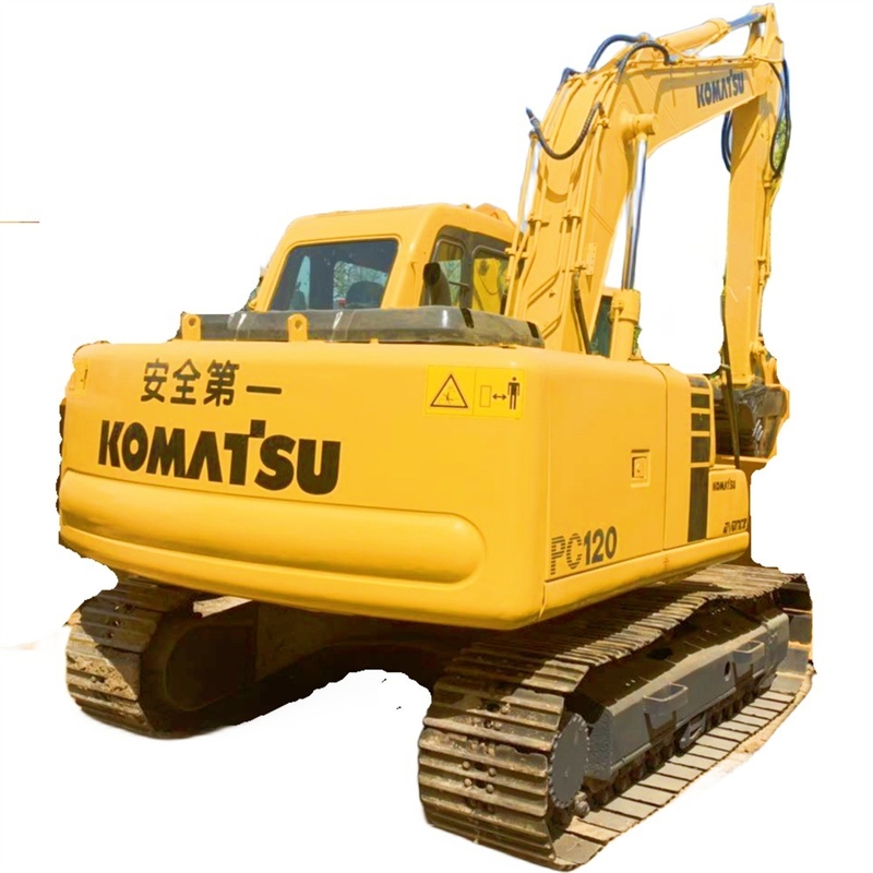 Originele kleur Komatsu 120-6 graafmachine en tweedehandsmachine met 2022 jaar