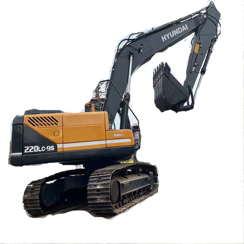 Gebruikte bouwmachines Hyundai 220LC-9s graafmachine in goede staat uit Korea