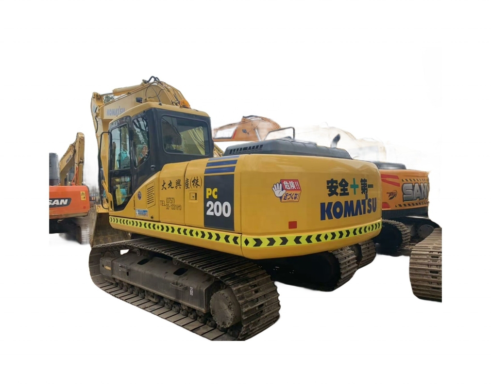 Komatsu PC200-7 graafmachine met originele Japanse motor en geavanceerd hydraulisch systeem