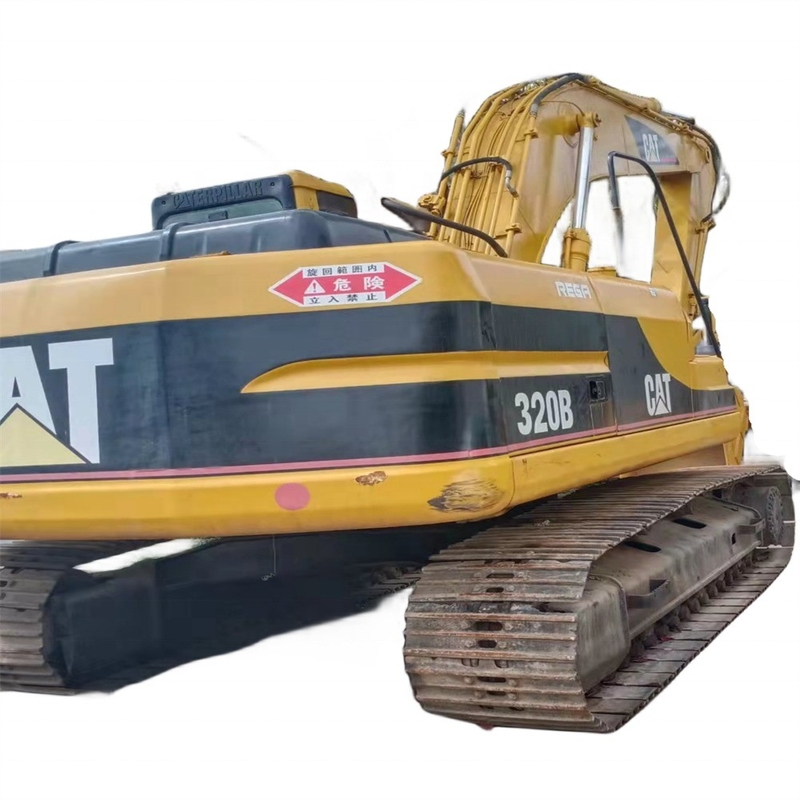 Tweedehands Cat 320B graafmachine Caterpillar Aardeverhuizingsmachines met originele kleur
