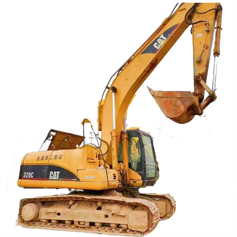 2022 Gebruikte Caterpillar-graafmachine tweedehands CAT 320C-graver met originele CAT-motor