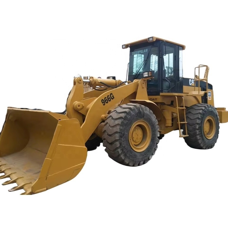 CAT 966G Gebruikte graafmachine origineel uit Japan 195KW 15 ton bedrijfsgewicht goede staat