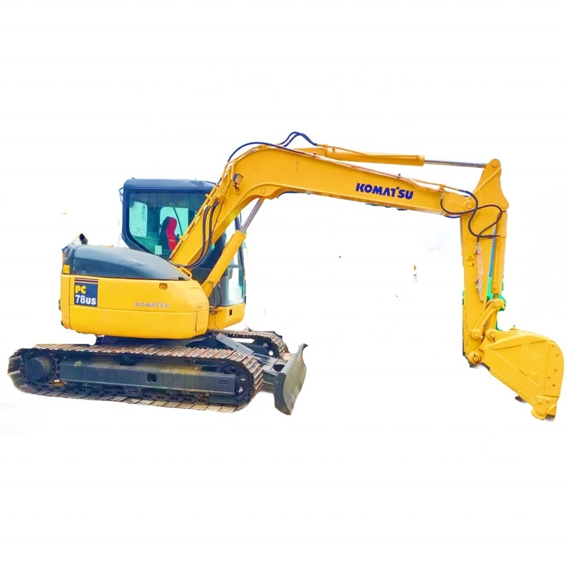 Gebruikte KOMATSU PC78US 7 ton kleine hydraulische graafmachine in goede staat